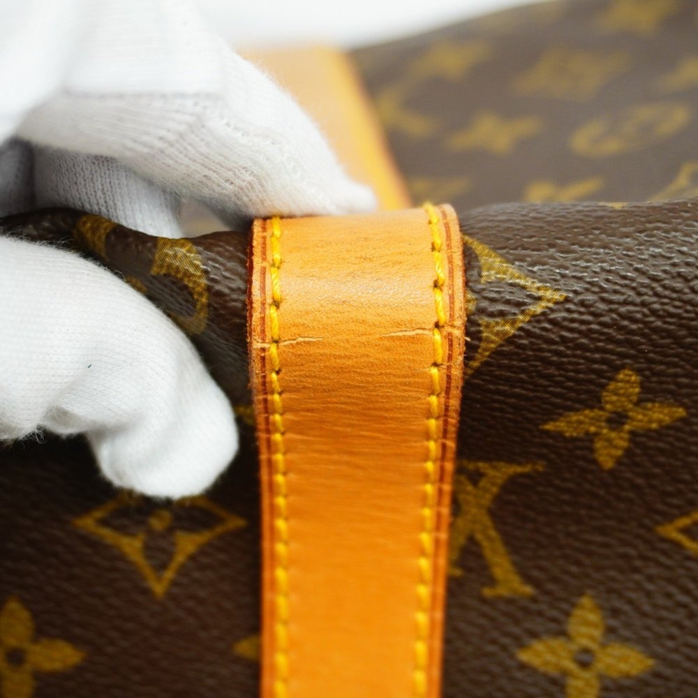 Louis Vuitton Boston Bag Monogram Keepall Bandouliere 55 M41414 Brown Men's W... - Picture 7 of 16